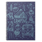 Carnet Illustration Camping Extérieur (Devant)