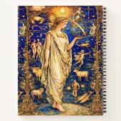 Carnet Illustration céleste de la déesse du zodiaque Art (Dos)