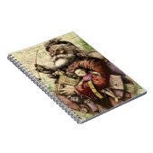 Carnet Illustration classique de l'arbre du Père Noël joy (Côté Droit)