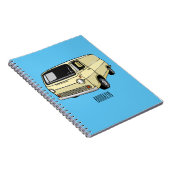 Carnet Illustration classique de van (Côté Droit)