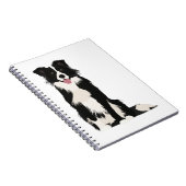 Carnet Illustration Collie Bordure ! (Côté Droit)