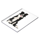 Carnet Illustration Collie Bordure ! (Côté gauche)