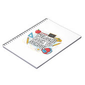 Carnet Illustration colorée de retour à l'école (Côté gauche)