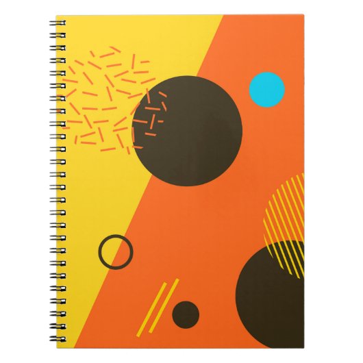 Carnet Illustration cool, moderne, tendance, urbaine de M (Devant)