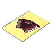 Carnet Illustration d'accordion (Côté gauche)