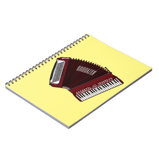 Carnet Illustration d'accordion (Côté gauche)