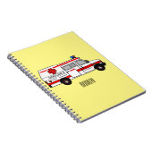 Carnet Illustration d'ambulance (Côté Droit)