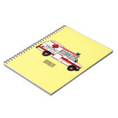 Carnet Illustration d'ambulance (Côté gauche)