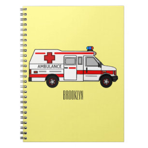 Carnet Illustration d'ambulance