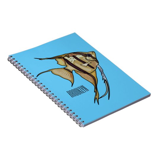 Carnet Illustration d'angelfish (Côté Droit)