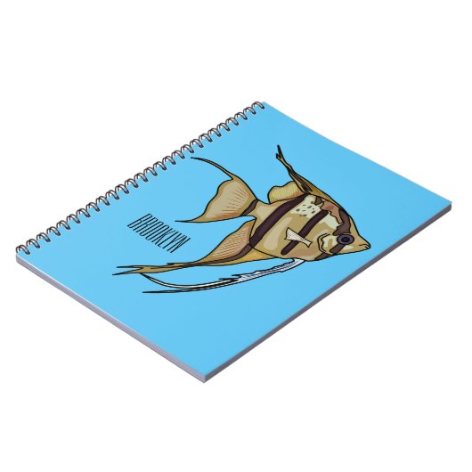 Carnet Illustration d'angelfish (Côté gauche)