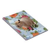 Carnet Illustration d'animal de capybara aquarelle mignon (Côté Droit)