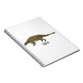 Carnet Illustration d'Ankylosaurus (Côté Droit)