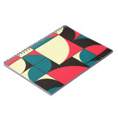 Carnet Illustration d'art computationnel géométrique abst (Côté gauche)