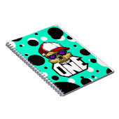 Carnet Illustration d'art pop crâne urbain (Côté Droit)