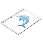 Carnet Illustration dauphin de dessin (Côté gauche)