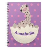 Carnet Illustration d'autruche pour bébé à couver mignon (Devant)