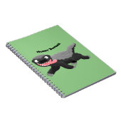 Carnet Illustration de blaireau au miel affamé (Côté Droit)