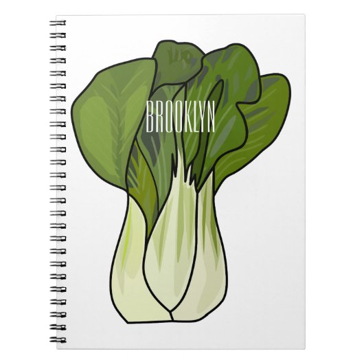 Carnet Illustration de Bok choy (Devant)