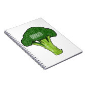 Carnet Illustration de Broccoli (Côté Droit)