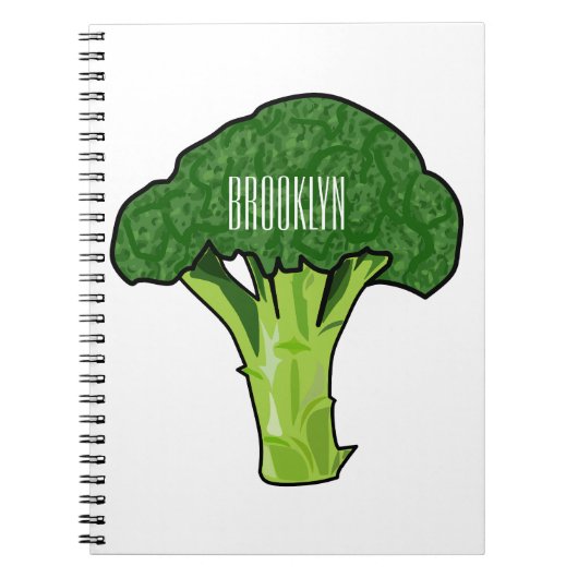 Carnet Illustration de Broccoli (Devant)