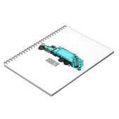 Carnet Illustration de camion à ordures (Côté gauche)