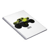 Carnet Illustration de camion monstre (Côté Droit)