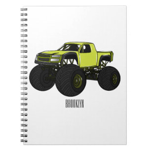 Carnet Illustration de camion monstre