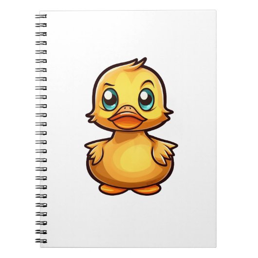 Carnet Illustration de canard de dessin (Devant)