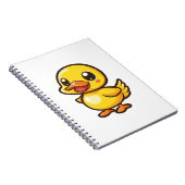 Carnet Illustration de canard de dessin animé (Côté Droit)