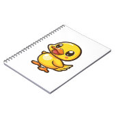Carnet Illustration de canard de dessin animé (Côté gauche)