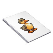 Carnet Illustration de canard de dessin animé (Côté Droit)