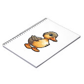 Carnet Illustration de canard de dessin animé (Côté gauche)
