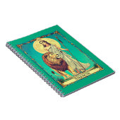 Carnet Illustration de carte de tarot, Force (Côté Droit)