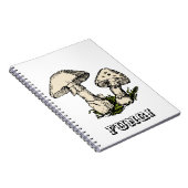 Carnet Illustration de champignon (Côté Droit)