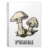 Carnet Illustration de champignon (Devant)