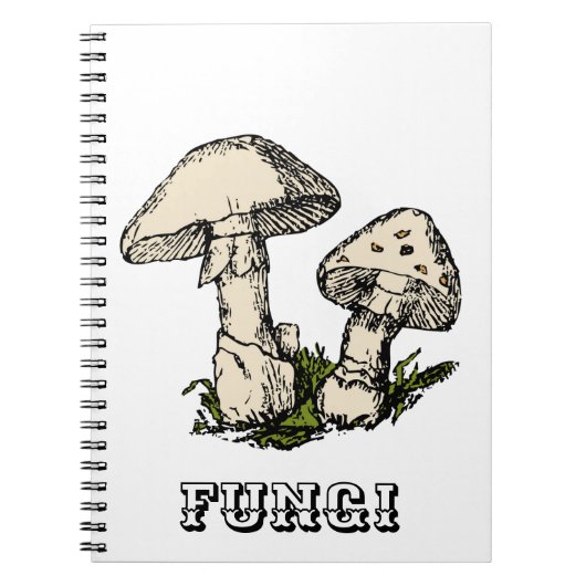 Carnet Illustration de champignon (Devant)