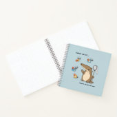 Carnet Illustration de chasseur de notifications drôle de (Intérieur)