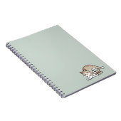 Carnet Illustration de chat Lover - Curled Up & Cosy (Côté Droit)