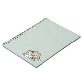 Carnet Illustration de chat Lover - Curled Up & Cosy (Côté gauche)