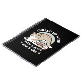 Carnet Illustration de chat Lover - Curled Up & Cosy (Côté gauche)