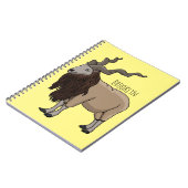 Carnet Illustration de chèvre de Markhor (Côté gauche)