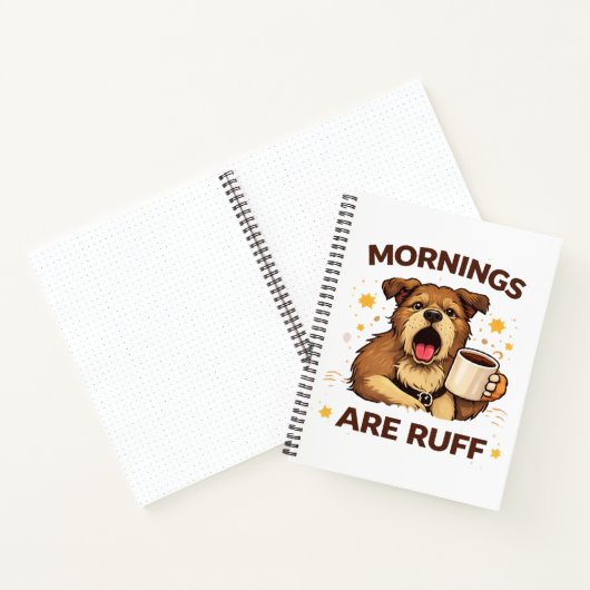 Carnet Illustration de chien confortable (Intérieur)