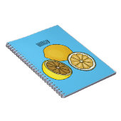 Carnet Illustration de citron (Côté Droit)
