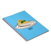 Carnet Illustration de citron cheesecake (Côté Droit)