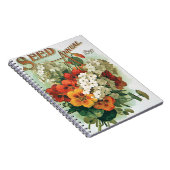 Carnet Illustration de couverture du catalogue de graines (Côté Droit)