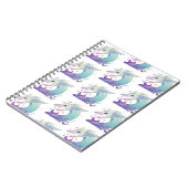 Carnet Illustration de créature marine pastel (Côté gauche)
