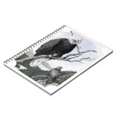 Carnet Illustration de cru d'Eagle chauve (Côté gauche)