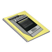 Carnet Illustration de cuisinière électrique en cartoon (Côté Droit)