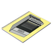 Carnet Illustration de cuisinière électrique en cartoon (Côté gauche)